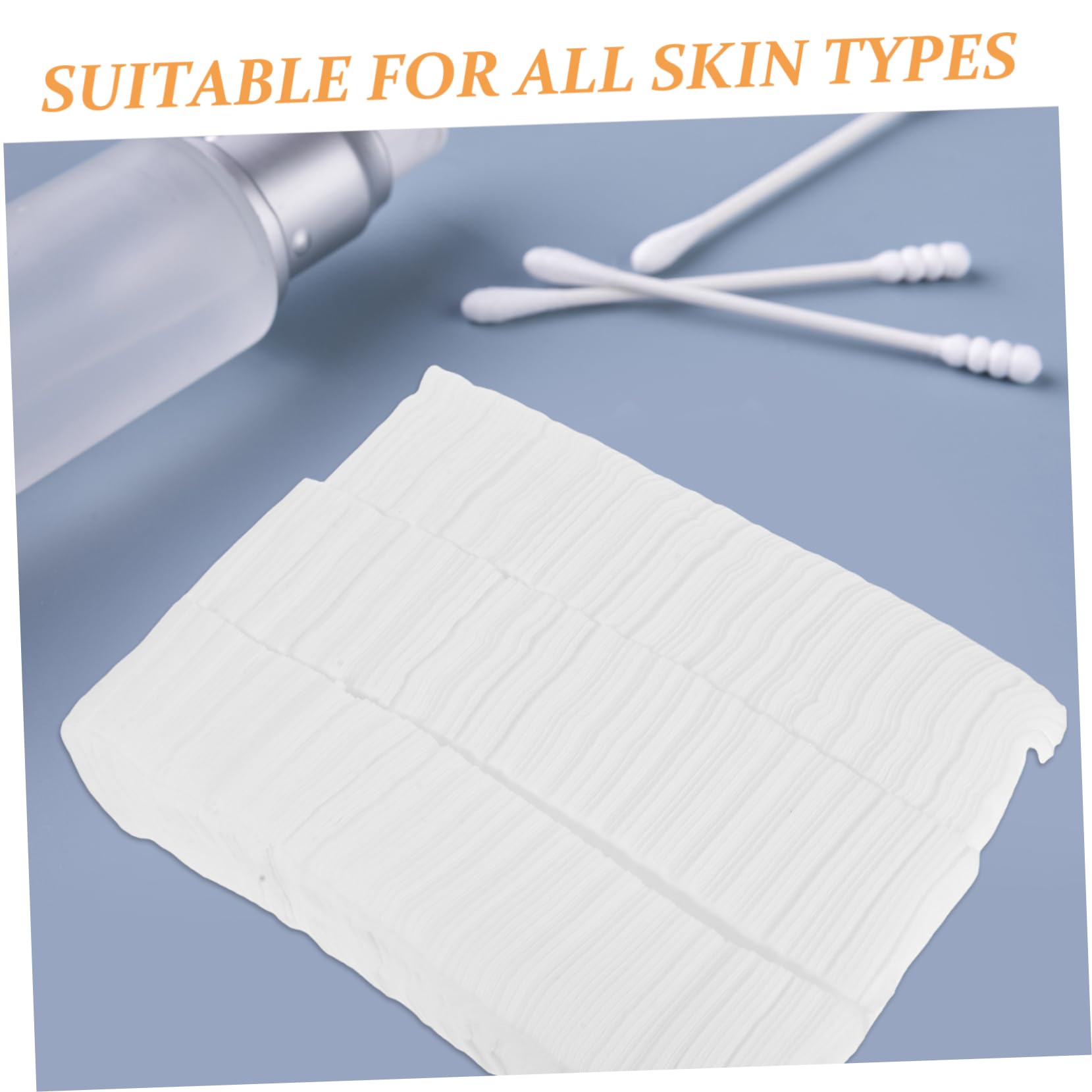 2000 Piezas Unidades Almohadillas de Algodón Dobles y Gruesas para Desmaquillar Toallitas Faciales Resistentes y Duraderas para Limpieza y Eliminación de Maquillaje