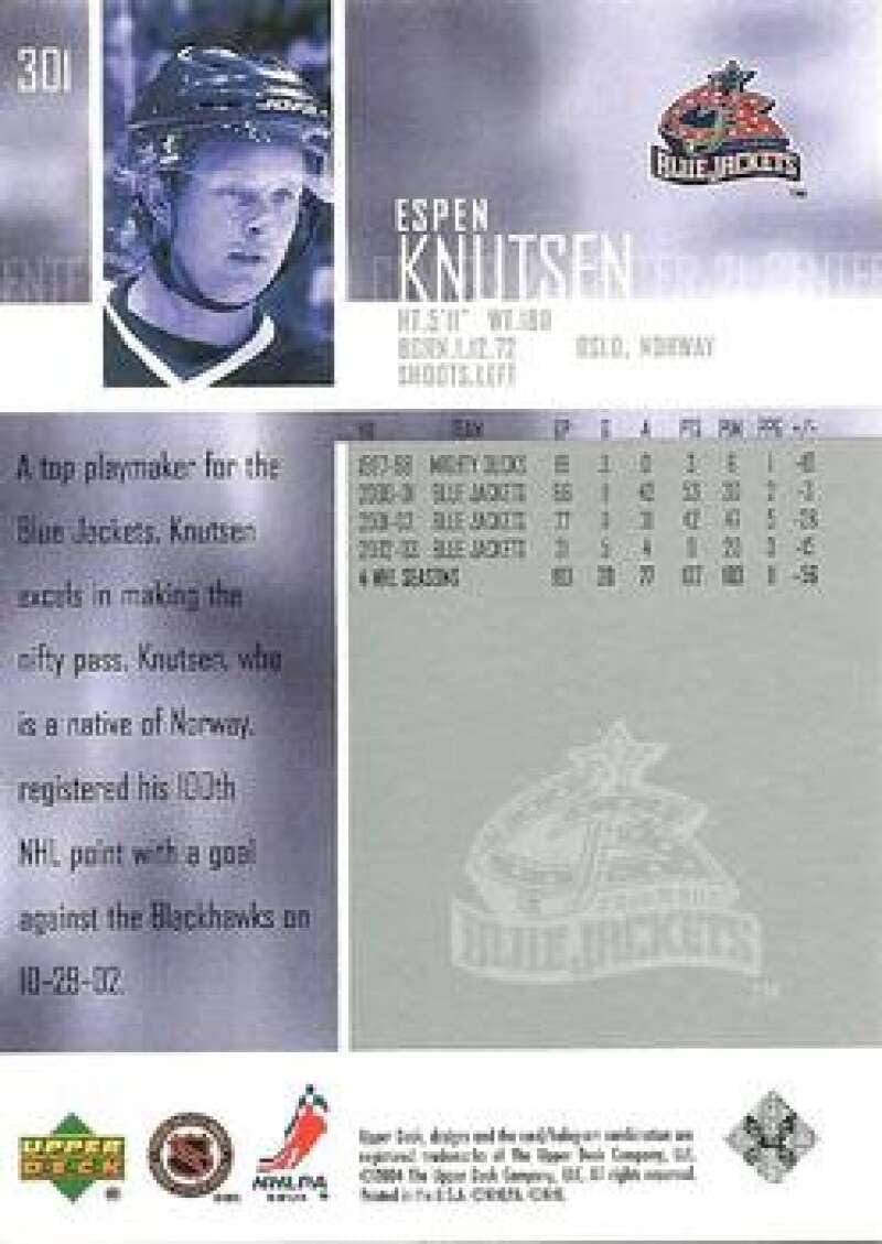 未開封品 UPPER DECK NHLカード CLEAR CUT CAM ATKINSON COLUMBUS BLUE JACKETS 63/99 #EE-CA 送料無料 中古 IT1 Amazon.com: 2003-04 Upper Deck Series 2 Hockey #301 Espen