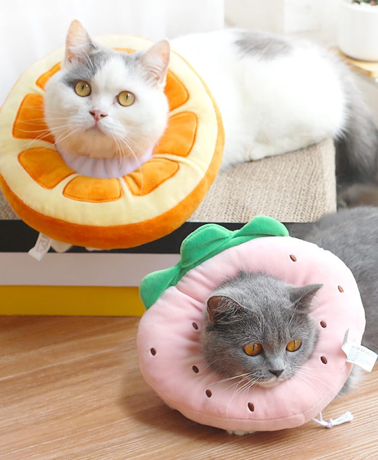 Amazon | 犬 猫 エリザベスカラー ソフト 可愛い 軽量 術後 傷口保護