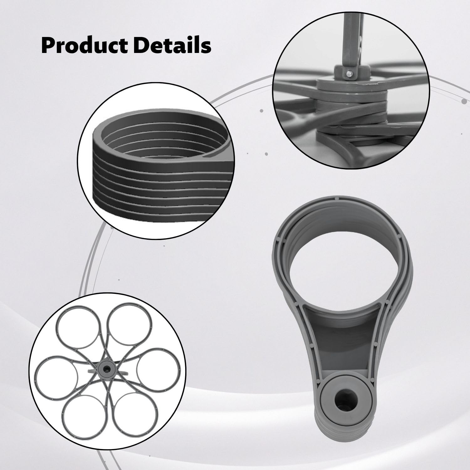 Super Carry Lot de 2 porte-gobelets pliables, pour 6 gobelets, pour café, boissons et bière, robustes et réutilisables