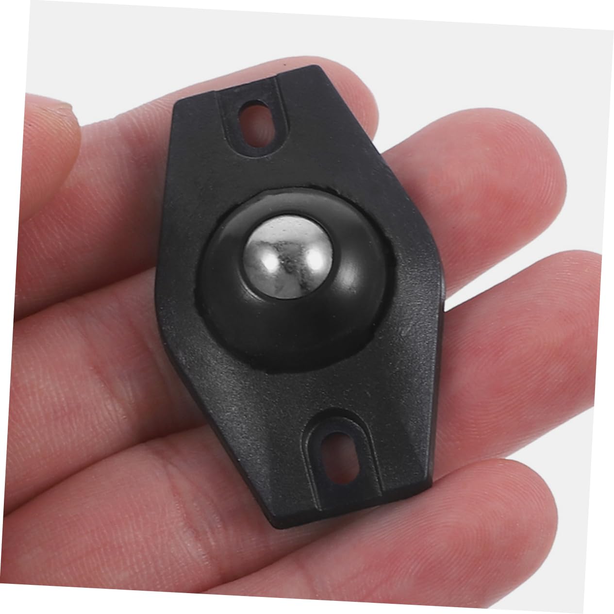 MUCKLILY 4sets Solid Caster Wheels Mini Swivel Casters Self Adhesive for Easy Installation on Storage Boxes 8pcs*4