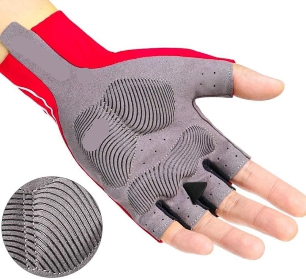 Guanti Bici Guanti da Ciclismo Guanti Da Uomo Guanti Da Bicicletta Mezze Guanti Da Bicicletta Sportivi Regolabili Per Esterni Guanti per Bicicletta Guanti da Moto