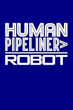 Human Pipeliner Robot Blank Journal