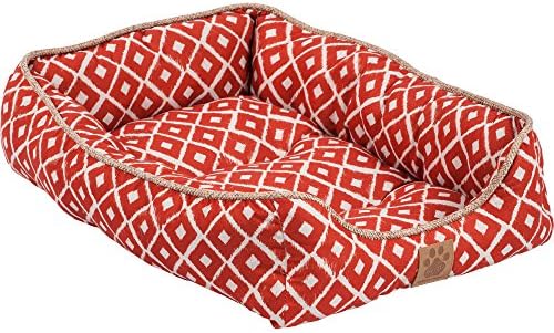 FATCAT Precision Pet SNZ Ikat Drawer Bed, Orange, 24 by 18 by 6'