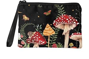 Cute Mushroom Zipper Coin Purse