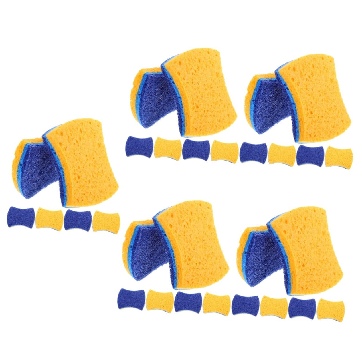 FRCOLOR 30stücke Schwämme Aus Holzstoff Hochabsorbierende Spülschwämme Für Effektive Küchenreinigung Wiederverwendbar Und Langlebig Für Geschirr Und Töpfe