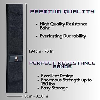 Amazon.co.jp: PQエクストラロング弾性抵抗バンド(194cm-76