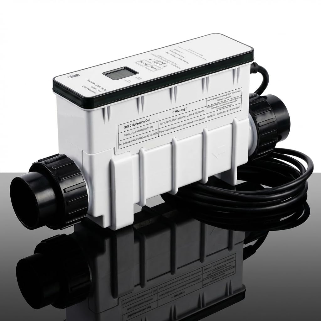 Photo 1 of ***NON FUNCTIONAL***PARTS ONLY*** IC40 Salt Chlorine Generator Cell 40000 Gallon Replacement for In-Ground Pool Salt System Universal Fit for Most Control Panels Self-Cleaning with Cell Life Display EC-520555