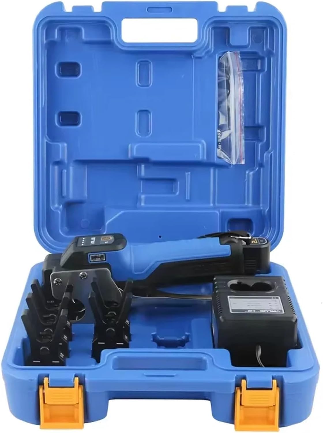 Tube Expander, Fully Automatic Lithium Electric Tube Expander VVEF-1 Metric Copper Pipe Expanding Tool HVAC Installation Equipment for Air Cond(B)
