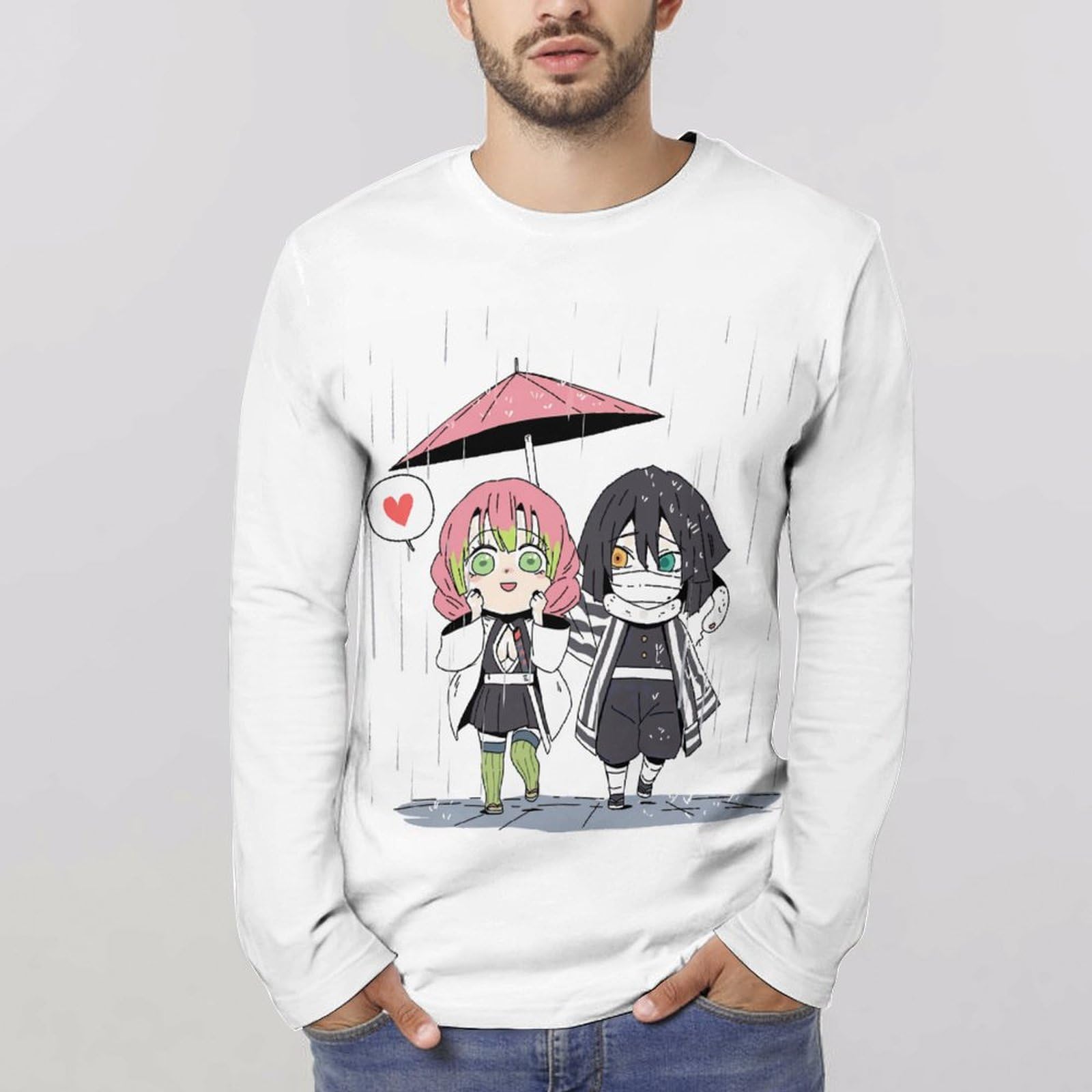 鬼滅の刃 甘露寺蜜璃 伊黒小芭内 定期購読者限定Tシャツ Sサイズ　セット Amazon.co.jp: メンズ 長袖tシャツ 鬼滅の刃 甘露寺 蜜璃 伊黒 小芭内