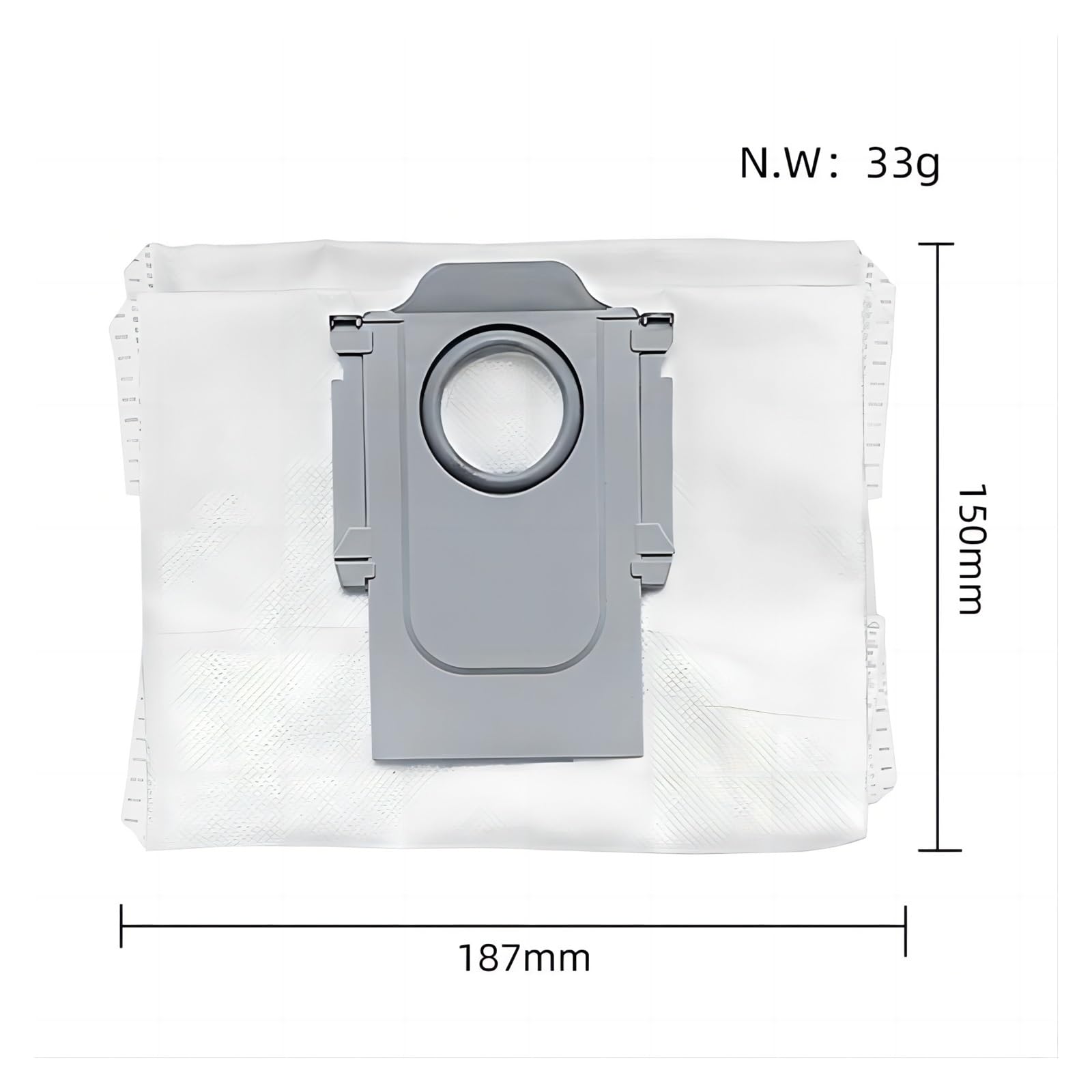 Bolsa For Polvo De Fregona con Filtro Hepa De Cepillo Lateral Principal, Compatible con Roborock Q8 MAX, Q8 MAX+, Q5 Pro, Q5 Pro+, Accesorios De Piezas De Repuesto(28PCS.)