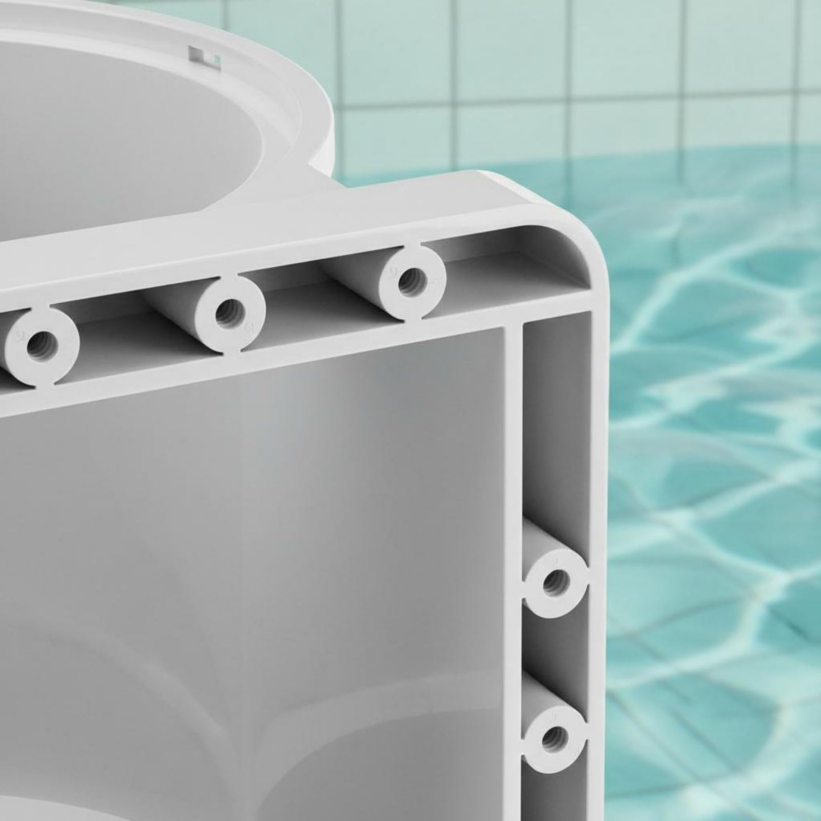 predolo Skimmer de Pared para Piscina Limpieza Eficiente Kit de Skimmer para Piscina Construcción