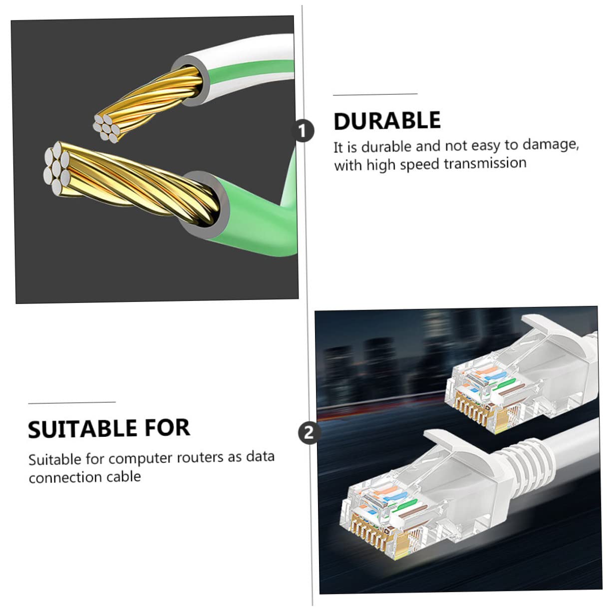 0985 YM57530 500/1M Ethernet Cables/Networking Cables EtherNet/IP, Double-Ended Cord Set, RJ45 Male to RJ45 Male, 4-pin, 24 AWG TPE Cable, Stranded/Shielded, 2 Twisted Bonded Pairs with Teal Jacket.