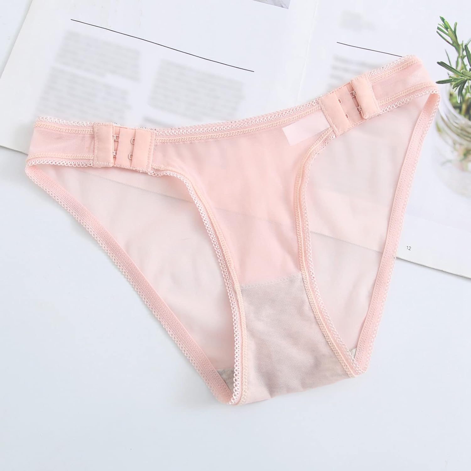 Stylish Women's Panties Custom Low Waist Striped Tangas No Show Bikini Underwear Thong for Ultimate Comfort and
