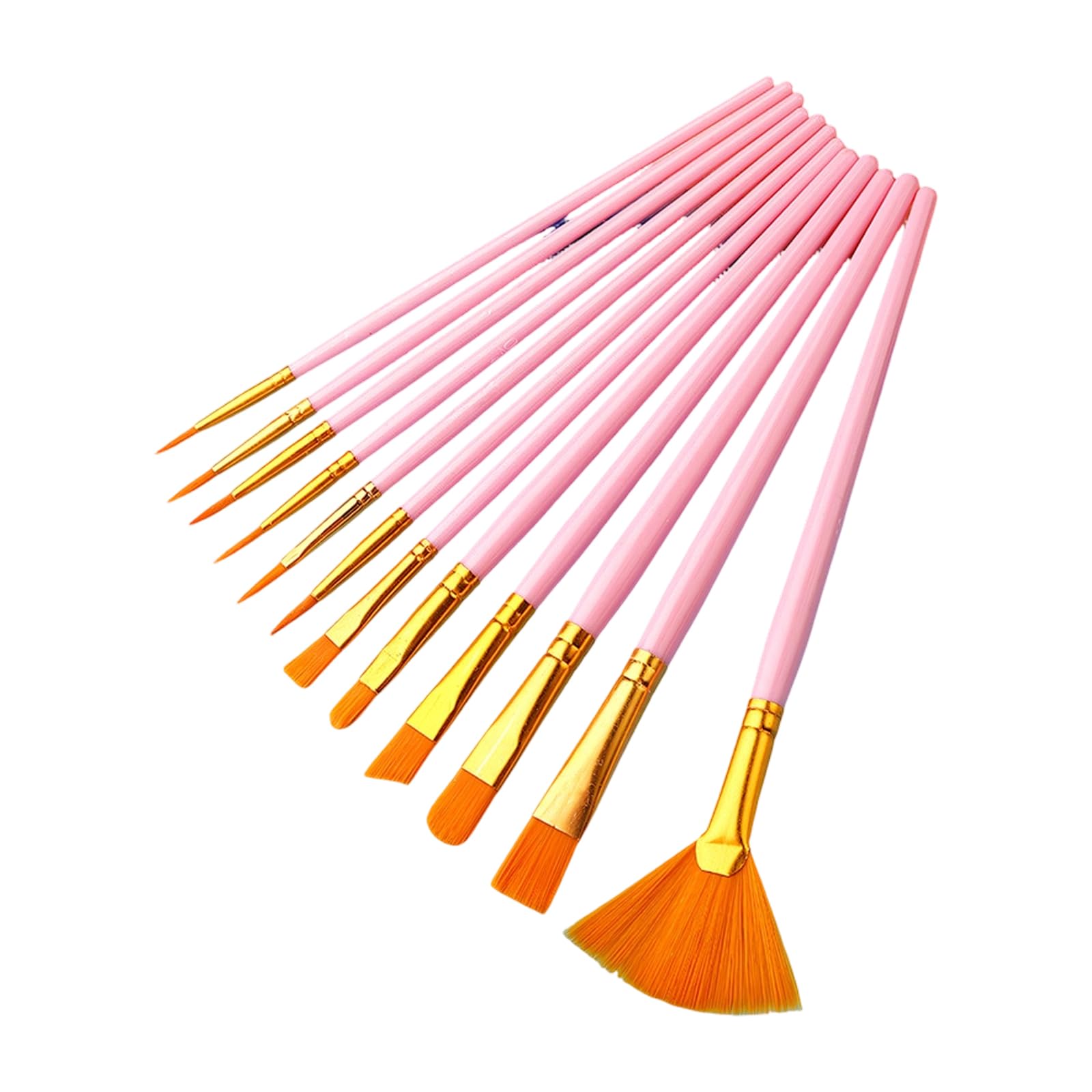 Of Smooth Creation Professional Art Brushes Multipurpose Painting Set for Artists Students Detail Works Nylon Paint Art