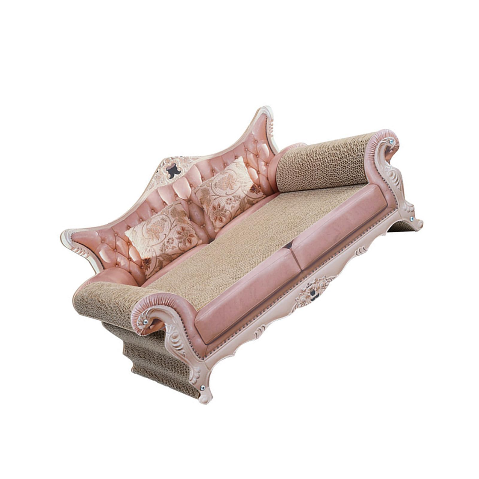 Canapé pour chat et chaise longue en carton pour le salon