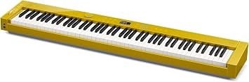 Casio PX-S7000 Privia Digital Piano - Harmonious Mustard Bundle with Bench, Stand, Triple Pedal, Headphones, Instructional Book, Online Lessons, Instructional DVD, and Austin Bazaar Polishing Cloth