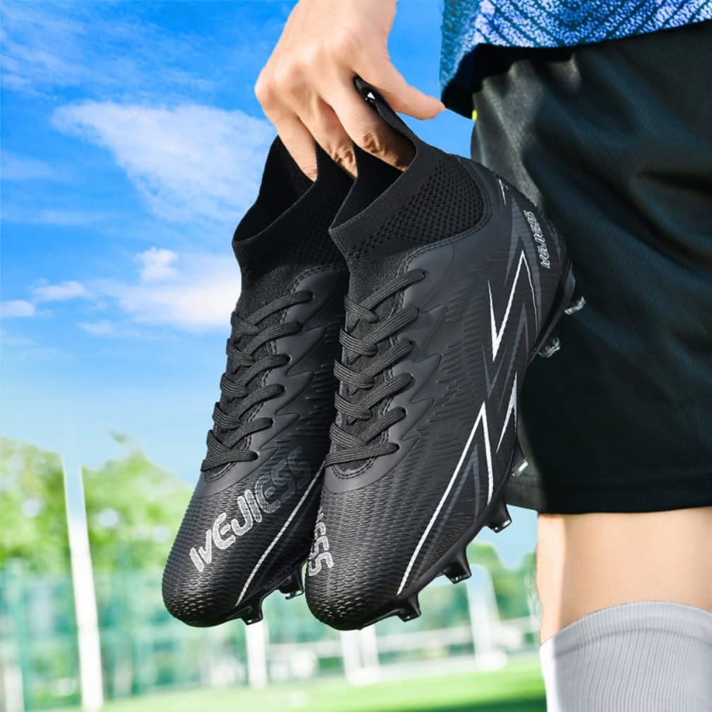Fußballschuhe Herren High Top Professionelle Fussballschuhe Jugendliche Athletics Trainingsschuhe Outdoor Sport Kunstrasen Football Schuhe Fußball Stiefel