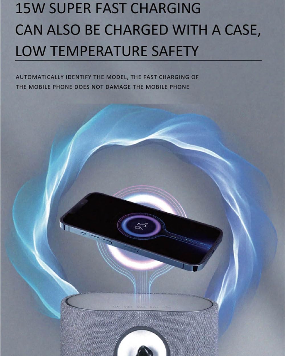 Dancing Ferrofluid Music Ritmo Lampada - Altoparlante Bluetooth fluido magnetico con visualizzazione della musica, suono surround a 360° audio Home Theater - Perfetto per casa, ufficio, feste