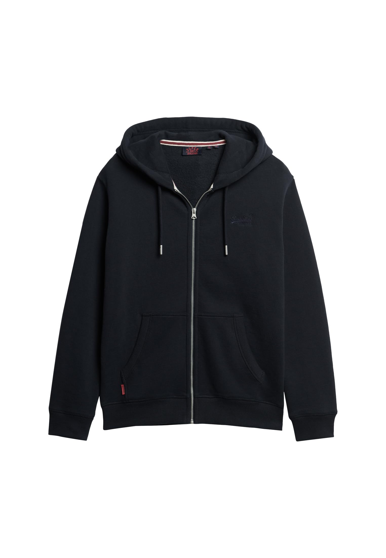 Superdry Herren Essential Kapuzenjacke mit Logo Finster Marineblau S
