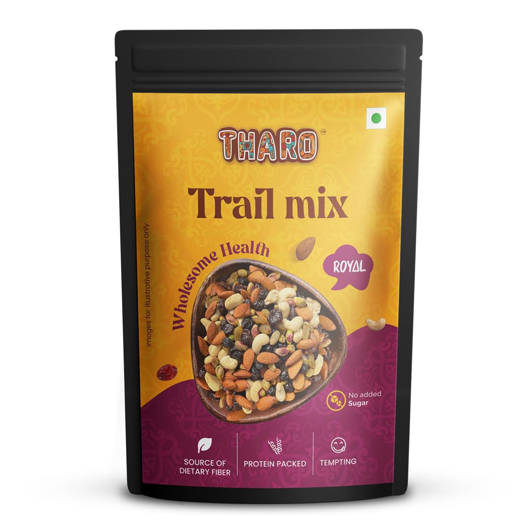 THARO Royal Roasted Trail Mix |200 grams| 7-in-one| Contains Almonds, Cashews, Pistachios, Cranberries, Black Raisins, Raisins, Blueberries, Rose Flavor Essence| Crispy & Royal (B0CYQ9V5DH) Amazon Price History, Amazon Price Tracker