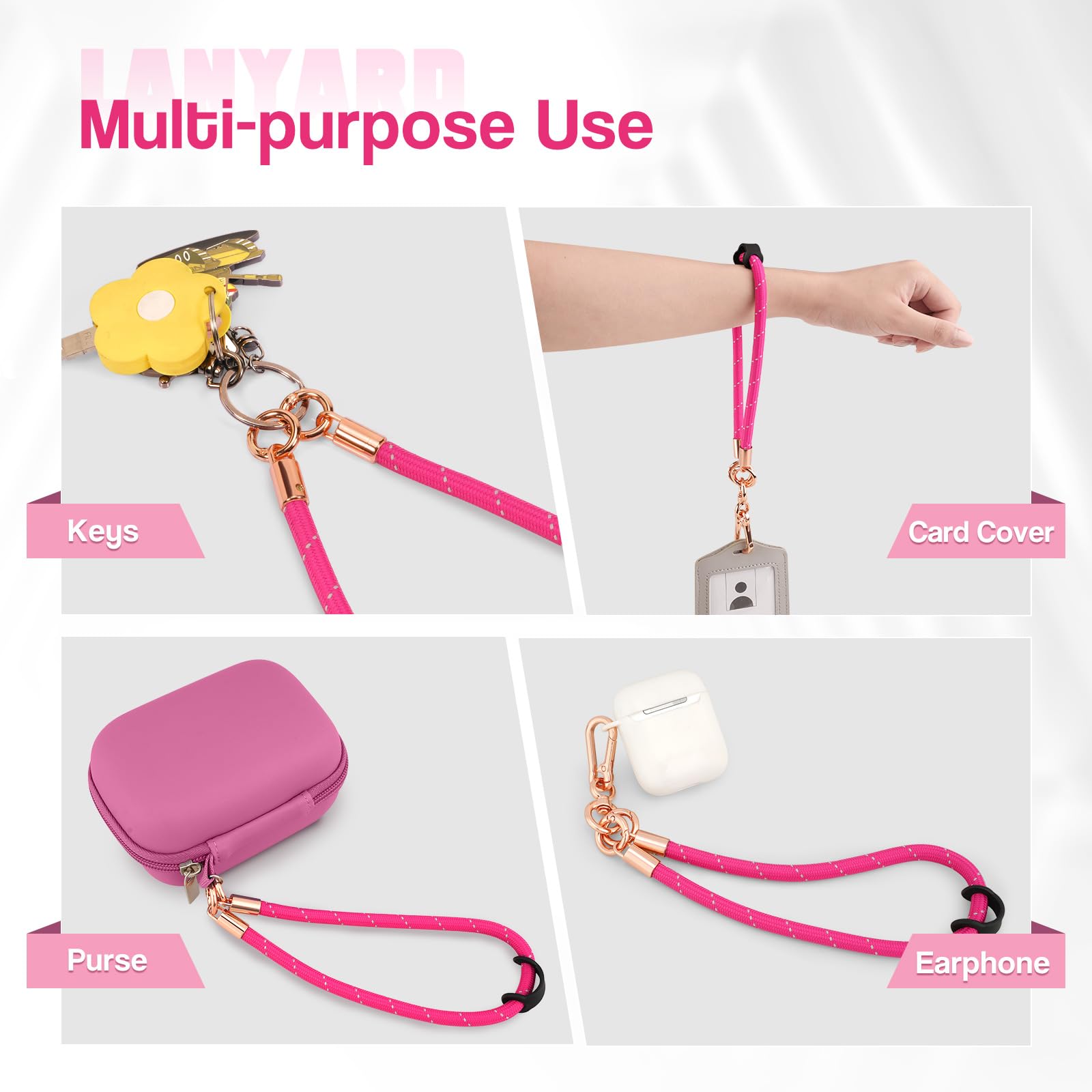 1 Cordino Da Polso Per Cinturino Da Polso Per Cellulare Con - Foto 10