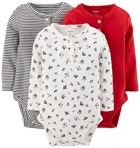 Bodysuits Carter's pour bébé de 3 mois en lot de 3 pièces assorties
