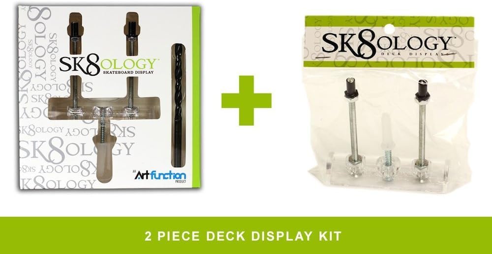 Sk8ology 2 Deck Display Assembled w/drill bit
