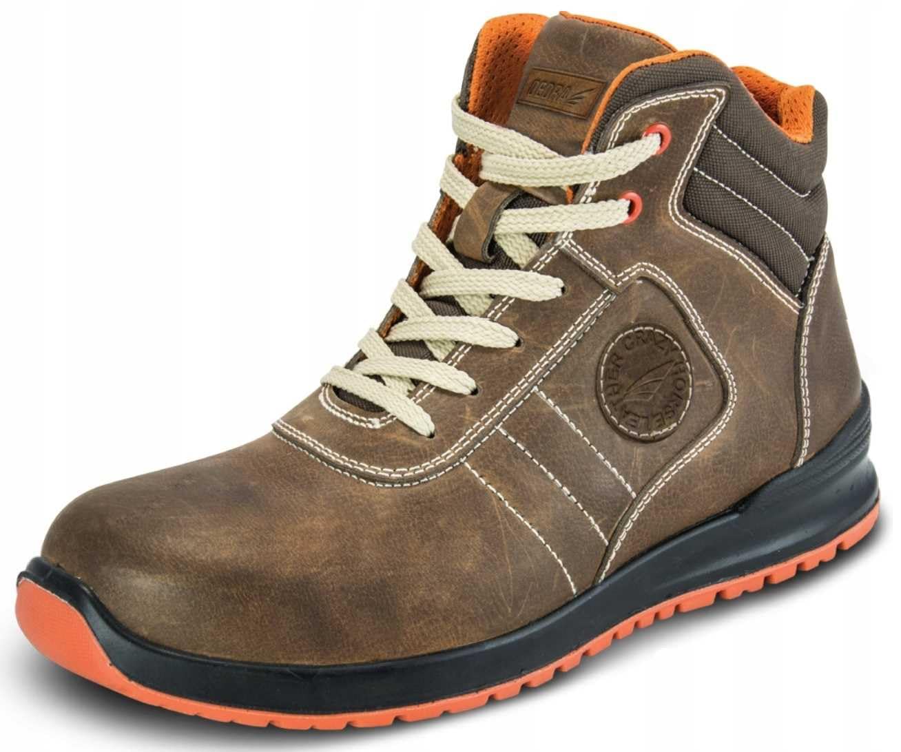 BH9T4VK-37 Crazy Horse Safety Work Boot Size 4 Cat S3 SRC Composite Toe Cap and Polymer Midsole