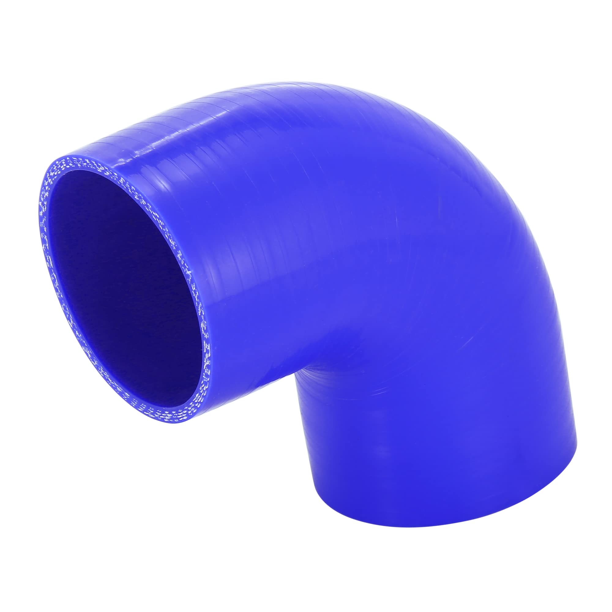 A ABSOPRO Coche 70mm 2.75" ID 90 Grados Acoplador Silicona Manguera Azul