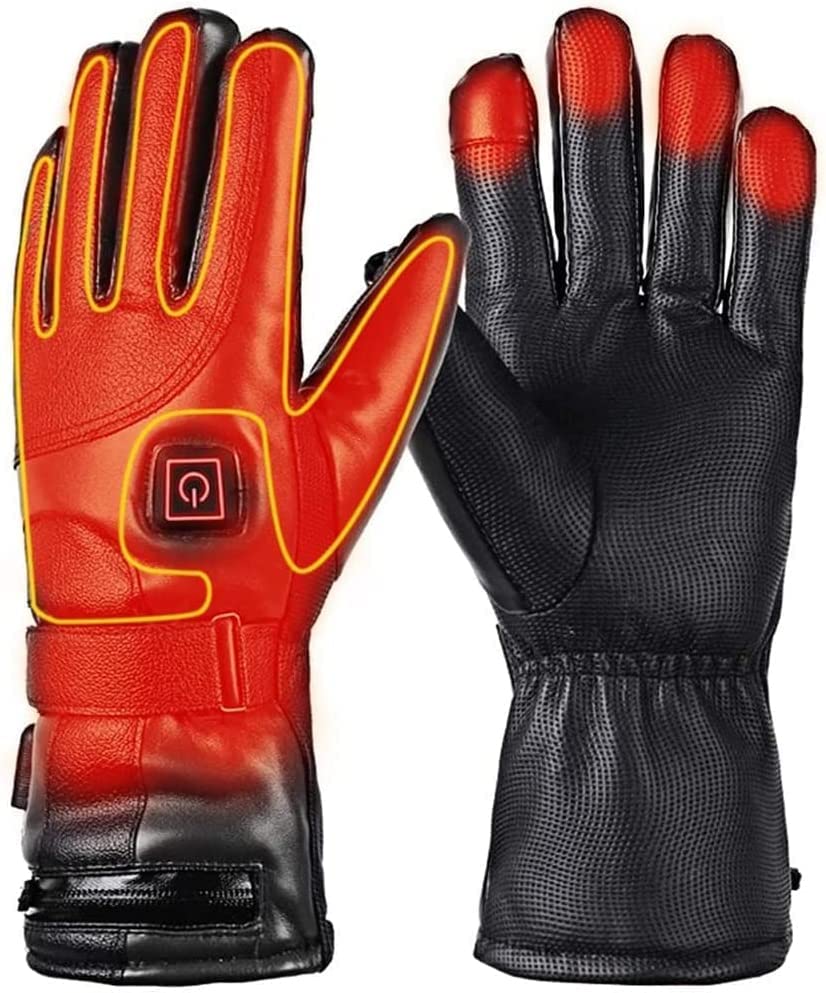 Gants chauffants anti-froid étanches avec batterie pour cyclisme et ski