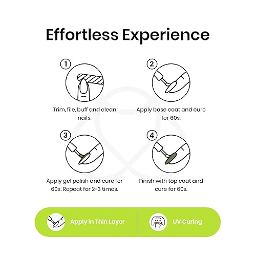 Miniatura 149 de Beetles - Esmalte de uñas en gel de 0.5 onzas fluidas (15ml), curado con lámpara LED, extracción por remojo, para arte de uñas, estética