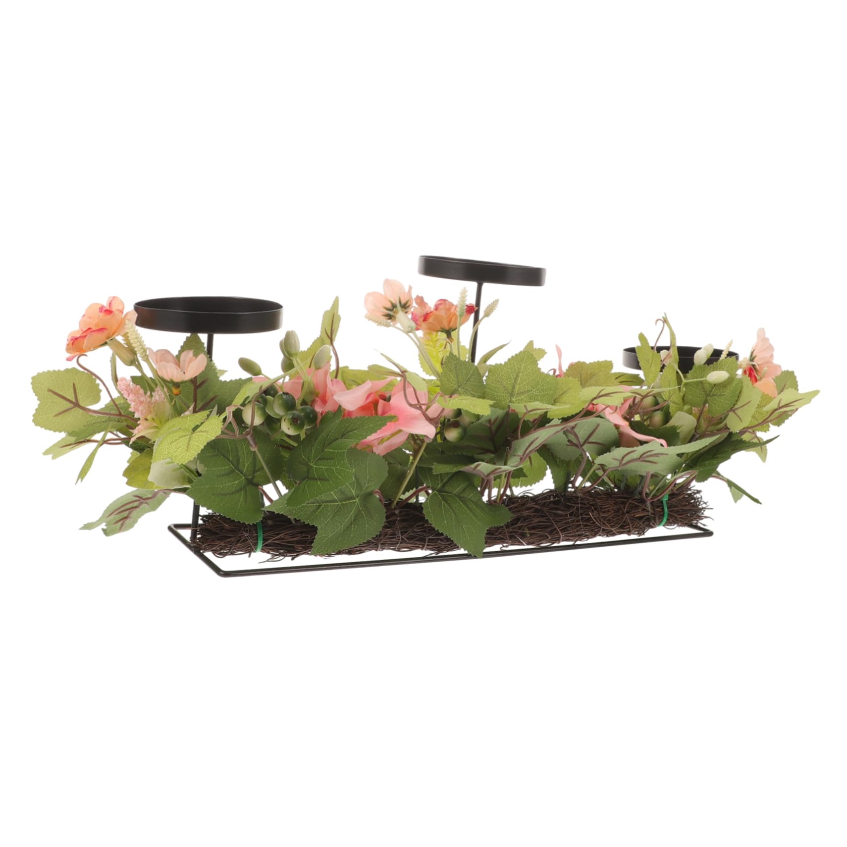 Centre de table élégant hydrangea rose pour un mariage romantique chic