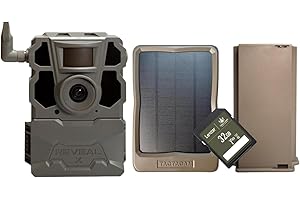 TACTACAM Reveal X Gen 2.0 LTE Cellular Trail Camera with Solar Panel