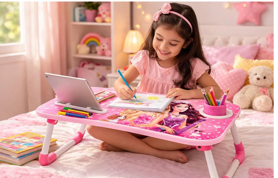 Foldable Study Table with Cartoon Print for Everyday Uses | Foldable Design, Cartoon Printed, Study Table, Portable, Regular Use-image-26