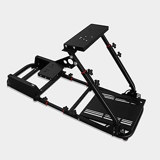 MODAUTO Soporte de Videojuego Plegable, para Carreras, Controlar de Juego, con Soporte de Volante y Cambios, Compatible con Logitech G25/G29/G27/G920, N820A