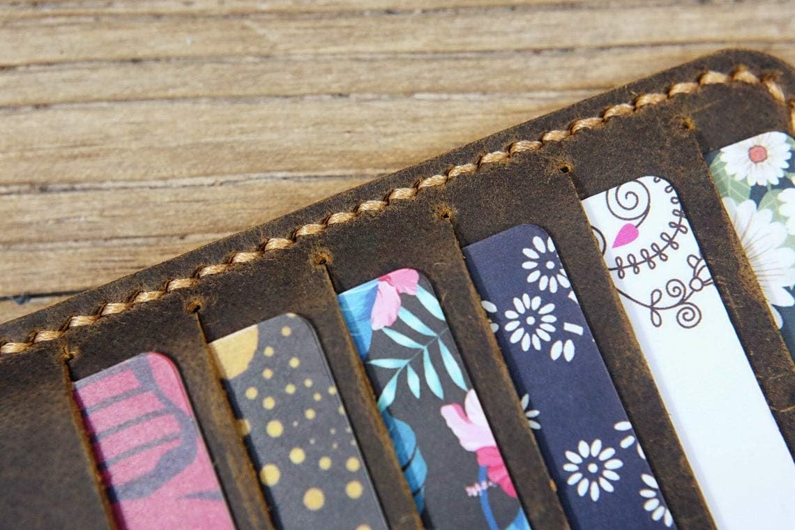 Personalized leather checkbook covers with pen holder custom checkbook wallet holder leather wallet with checkbook holder - L05CBC