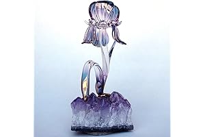 Iris Figurine of Hand Blown Glass