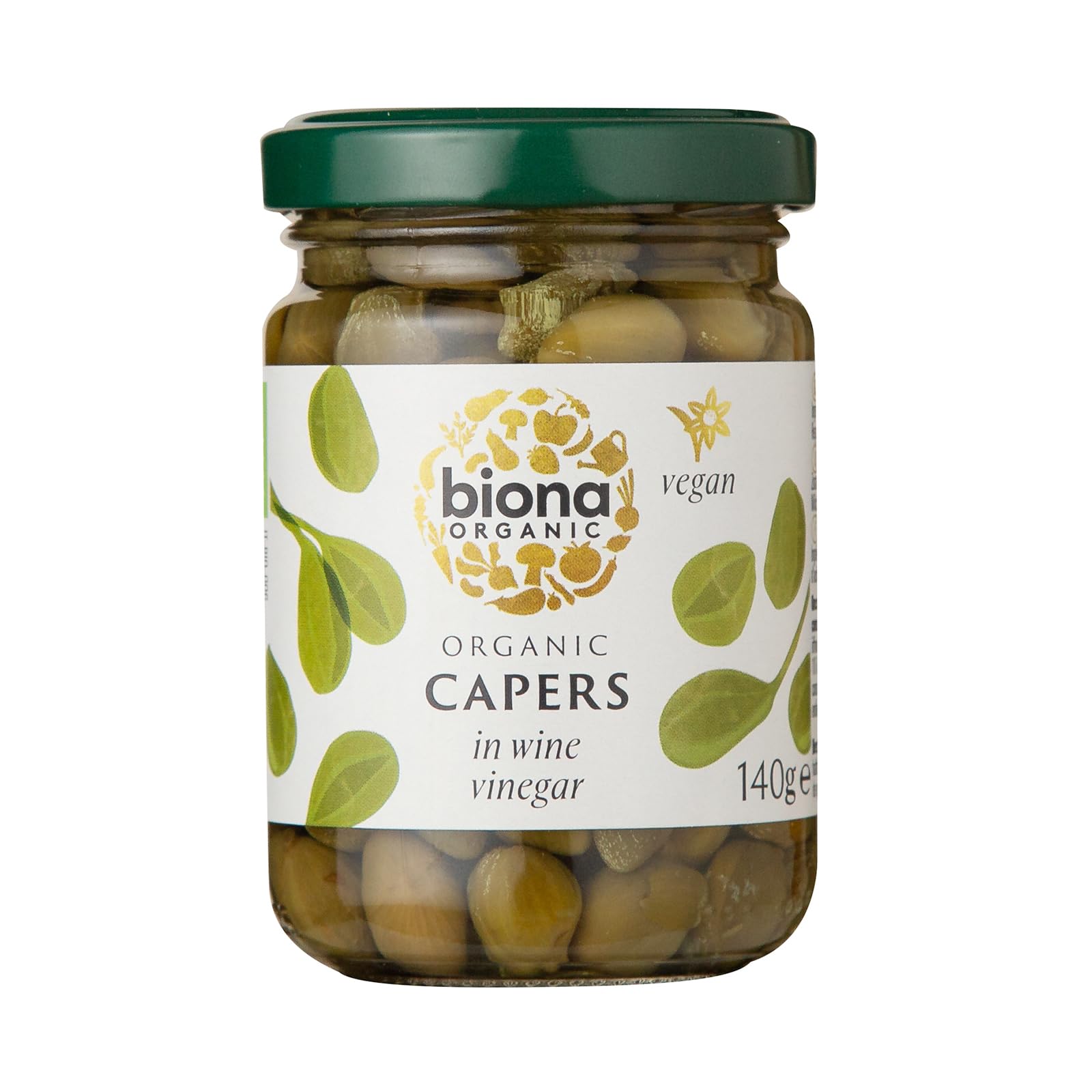 Biona Capers in wine vinegar Organic