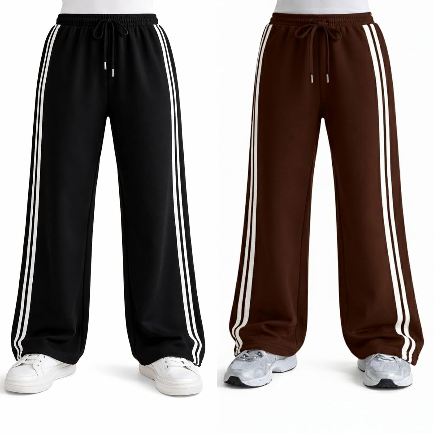 clothcottage Women's Cotton Blend Jogger Pants, Mid-Rise, Black, Side Pockets, Regular Fit - Review, Price and Buying Guide