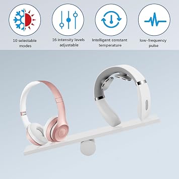 Portable Neck Massage Heat, 2026 New relaxnecker Necks Massager,Ten Modes 16 Adjustable Intensities, Suitable for Both Women and Men Home Office Walking