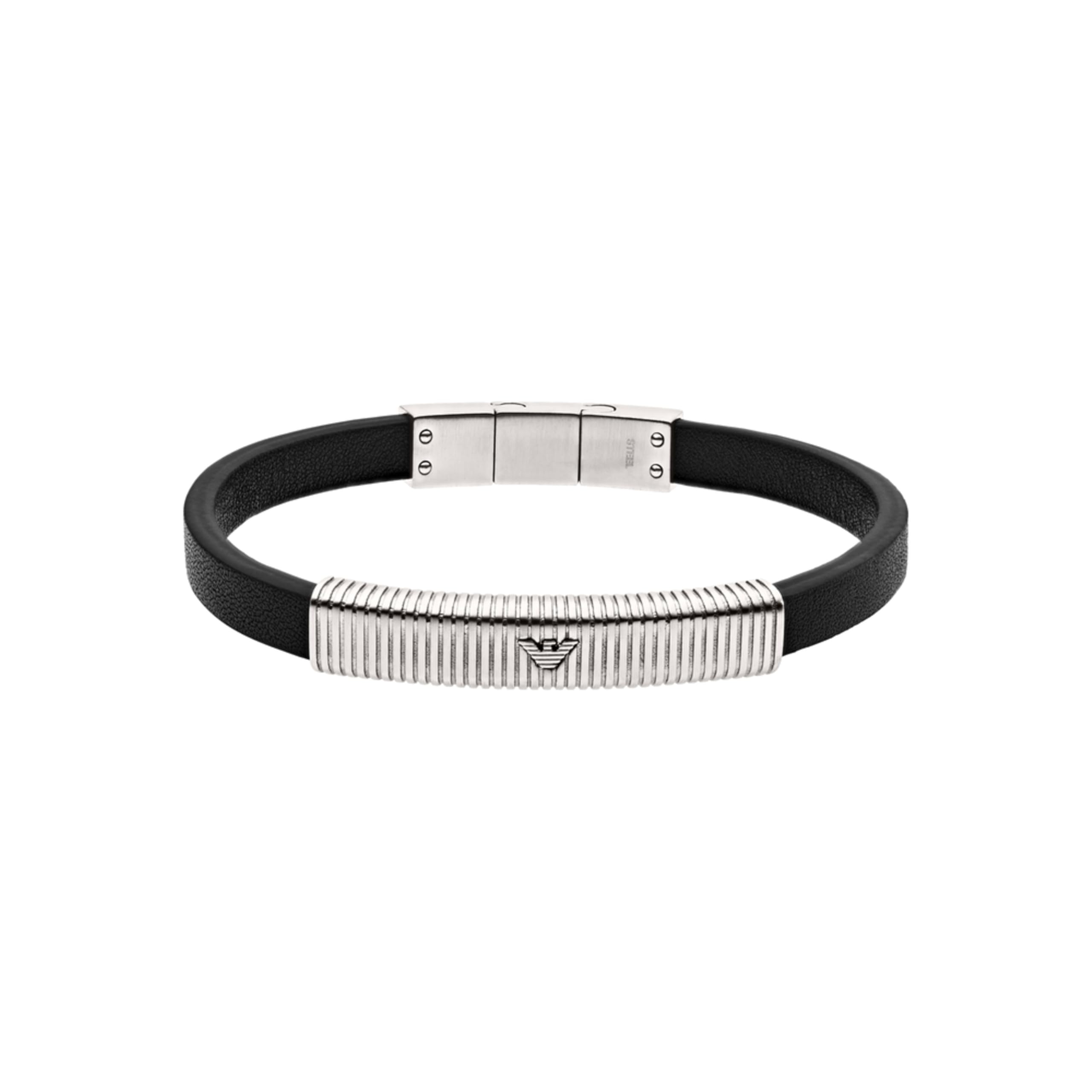 Amazon.co.jp: Emporio Armani Accessories Men's Bracelet, Silver
