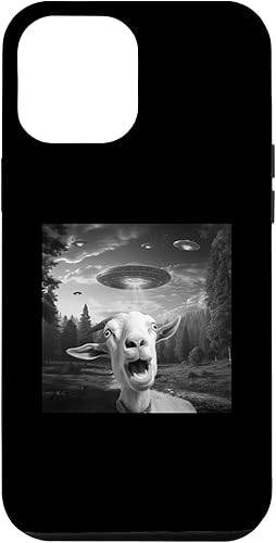 Miniatura 10 de iPhone 13 Pro Alien UFO Selfie Goat Spaceship Weirdcore Funny Goat Case