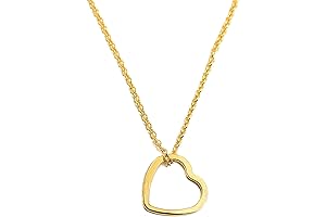 Delicate Gold Heart Necklace: A Symbol of Love and Elegance