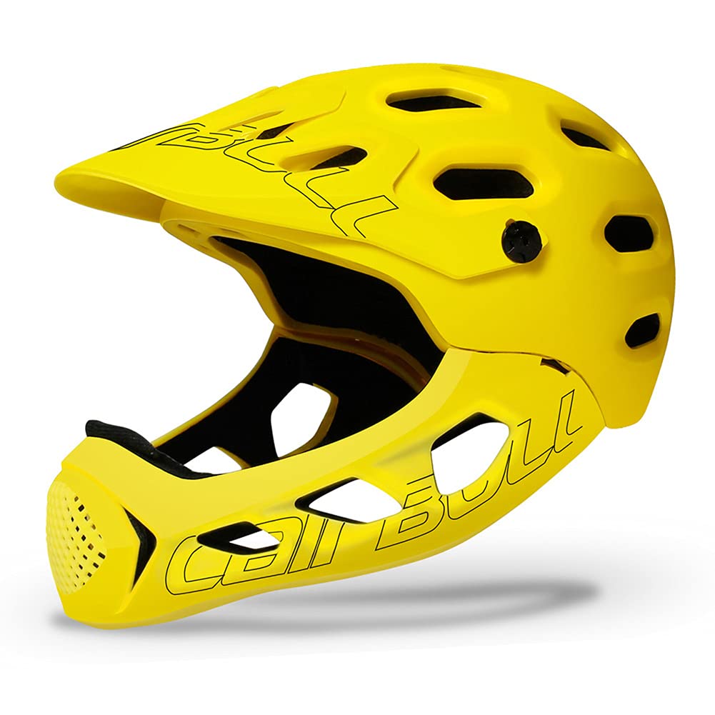 Regulowany kask do roweru górskiego kask rowerowy - górski rower crossowy kask na całą twarz ekstremalnie sportowy kask bezpieczeństwa do jazdy