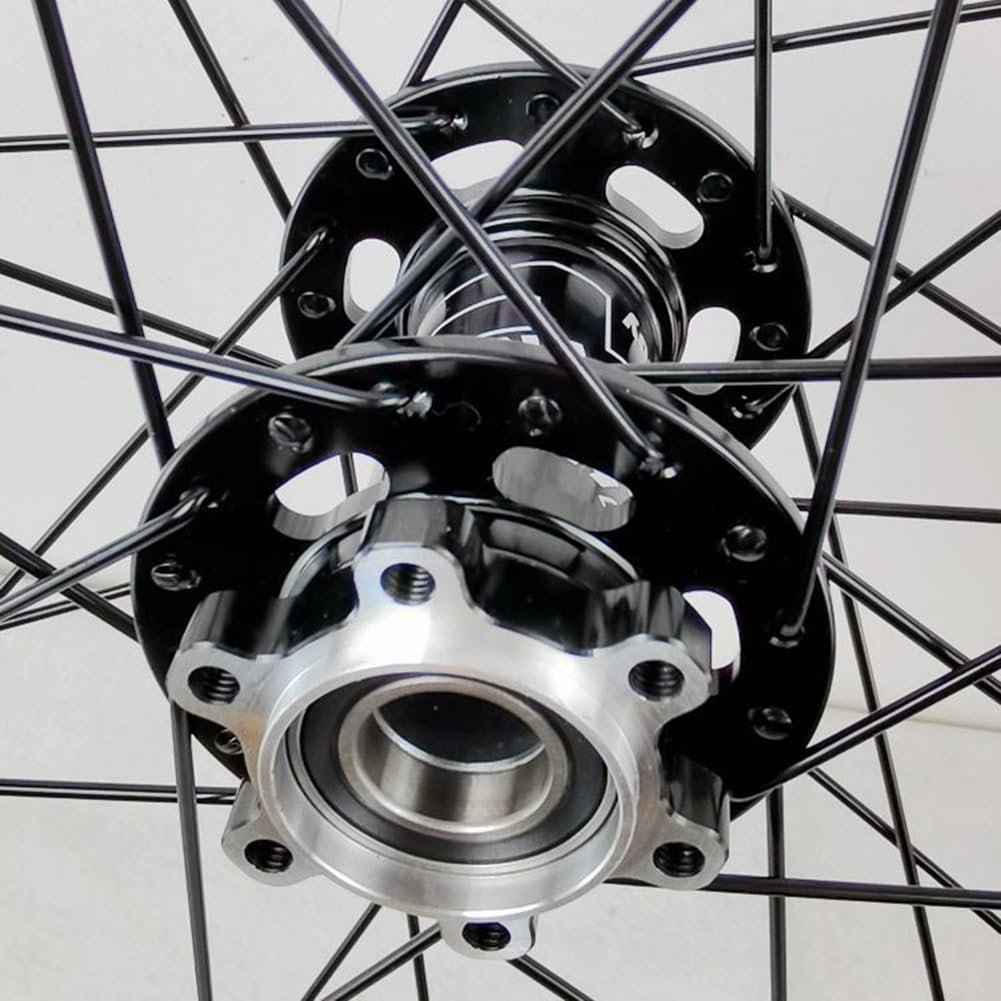 Set di ruote per mountain bike da 29 pollici, cerchi con freno a disco, mozzi con cuscinetti sigillati, supporto per cassetta a 8-12 velocità, set di ruote QR anteriori 9 * 100 mm, posteriori 10 135