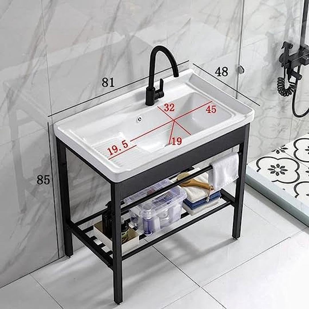 Amazon.co.jp: セラミックシンクガーデンシンク 屋外 流し台 簡易式