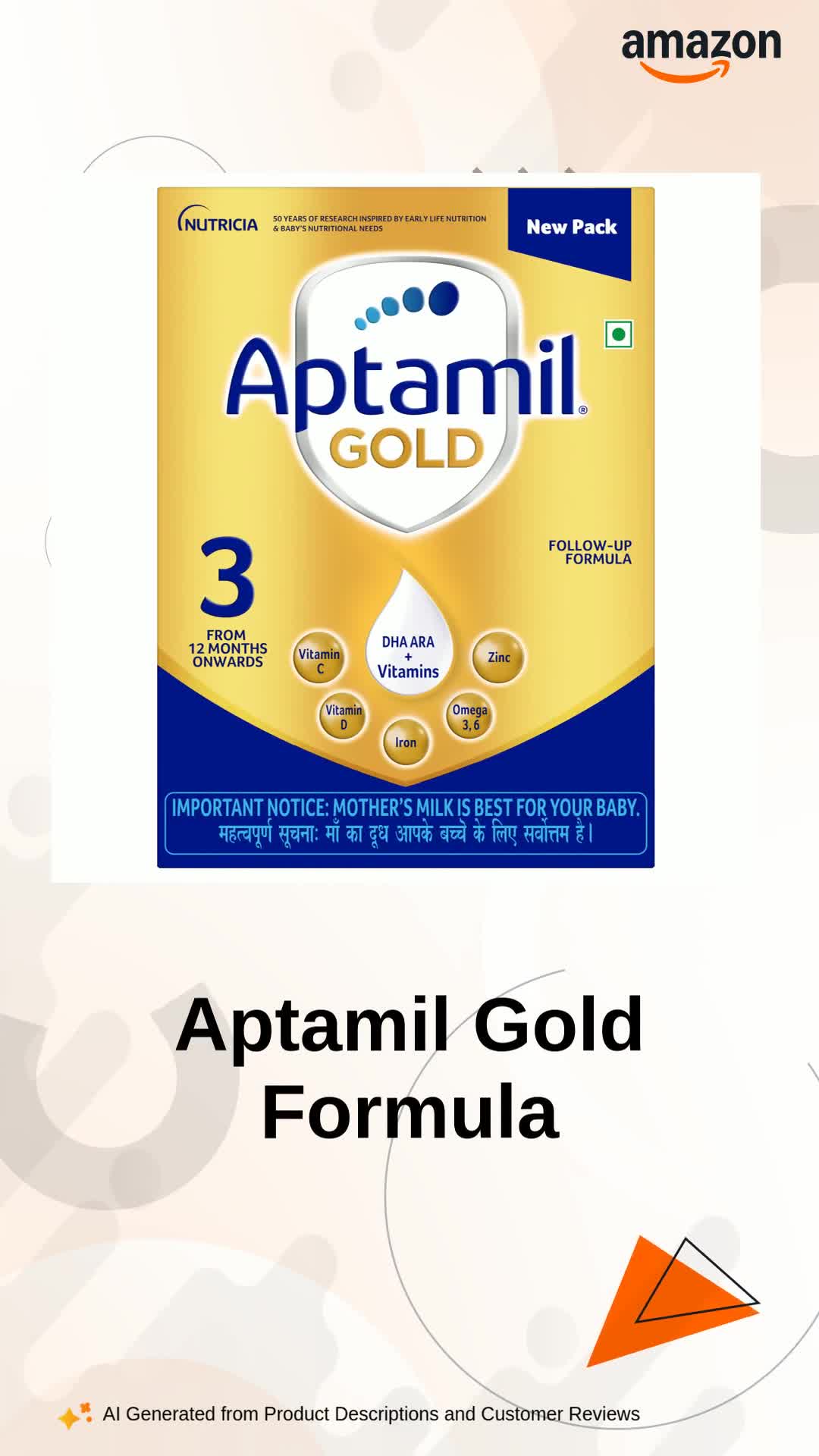 Buy Aptamil Gold Follow Up Infant Formula Milk Powder for Babies