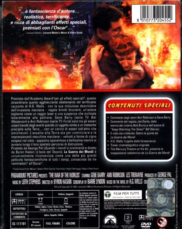 LA GUERRA DEI MONDI - DVD - EDIZIONE SPECIALE DA COLLEZIONE - NUOVO E SIGILLATO
