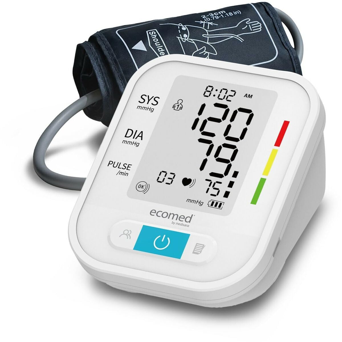 Ecomed BU-​95E 23206 - Tensiómetro de brazo